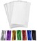 200 Pcs 10 in x 6 in(1.4mil.) Clear Flat Cello Cellophane Treat Bags Good for Bakery, Cookies, Candies,Dessert with five random color Twist Ties!
